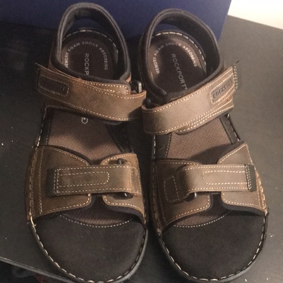 Rockport, Men's Size 10.5 Darwyn Quarter Strap Sandals - Picture 2 of 7